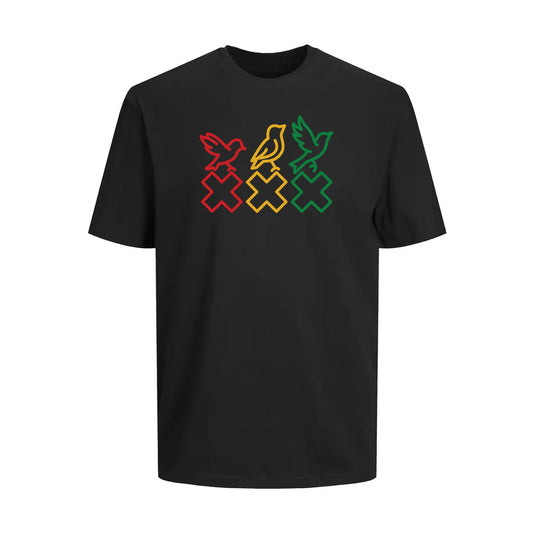 T-shirt zwart - 3 Little birds